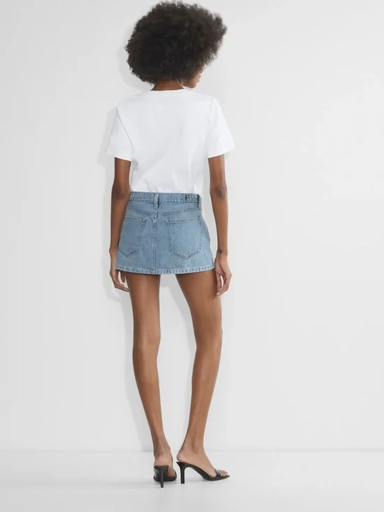 Denim Forum The ‘90s Vintage Micro Denim Skirt - Picture 5 of 11